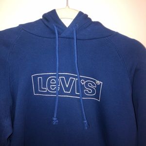 Levi’s indigo blue sweatshirt